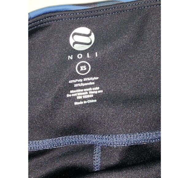 NOLI Warrior Blue Camouflage Leggings Pink Stripes Size XS - Picture 4 of 4